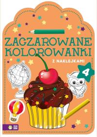 Zaczarowane kolorowanki Część 4. Autor: Opracowanie zbiorowe. Dobreksiazki.pl Okładka książki Zaczarowane kolorowanki Część 4