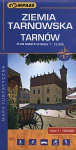 Ziemia Tarnowska Tarnów Mapa turystyczna 1:100 000. Autor: Praca zbiorowa. Dobreksiazki.pl Okładka książki Ziemia Tarnowska Tarnów Mapa turystyczna 1:100 000