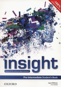 INSIGHT PRE-INTERMEDIATE SB PL wyd.2015. Autor: Jayne Wildman, Fiona Beddall. Dobreksiazki.pl Okładka książki INSIGHT PRE-INTERMEDIATE SB PL wyd.2015