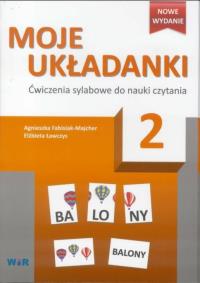 Moje układanki 2 Ćwicz. sylabowe do n. czytania NW. Autor: Agnieszka Fabisiak- Majcher, Elżbieta Ławczys. Dobreksiazki.pl Okładka książki Moje układanki 2 Ćwicz. sylabowe do n. czytania NW