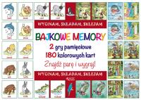 Bajkowe memory. Autor: Opracowanie zbiorowe. Dobreksiazki.pl Okładka książki Bajkowe memory
