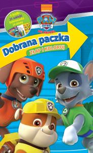 Dobrana Paczka Złap i koloruj Psi Patrol. Autor: Opracowanie zbiorowe. Dobreksiazki.pl Okładka książki Dobrana Paczka Złap i koloruj Psi Patrol