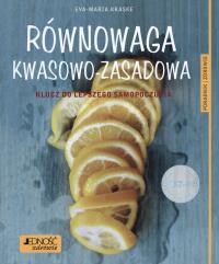 Równowaga kwasowo-zasadowa. Autor: Eva-Maria Kraske. Dobreksiazki.pl Okładka książki Równowaga kwasowo-zasadowa