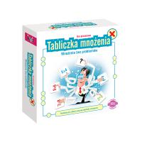 Tabliczka mnożenia Gra planszowa. Autor: 'JAWA'Wyszkowski Bartłomiej. Dobreksiazki.pl Okładka książki Tabliczka mnożenia Gra planszowa