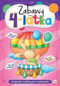Zabawy 4-latka. Autor: Opracowanie zbiorowe. Dobreksiazki.pl Okładka książki Zabawy 4-latka