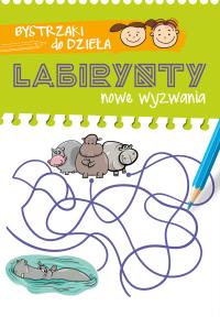 Bystrzaki do dzieła. Labirynty. Nowe wyzwania. Autor: Opracowanie zbiorowe. Dobreksiazki.pl Okładka książki Bystrzaki do dzieła. Labirynty. Nowe wyzwania