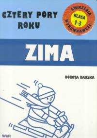 Cztery pory roku. Zima. Ćwiczenia wyrównawcze. Autor: Dorota Dańska. Dobreksiazki.pl Okładka książki Cztery pory roku. Zima. Ćwiczenia wyrównawcze