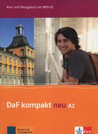 DaF Kompakt Neu A2 Kurs- und Ubungsbuch +CD. Autor: Braun Birgit, Doubek Margit, Fugert Nadja. Dobreksiazki.pl Okładka książki DaF Kompakt Neu A2 Kurs- und Ubungsbuch +CD