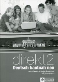 Direkt Neu 2 Ćwiczemia LO. Hautnah. Język niemiecki (2015). Autor: Montali Gabriella. Dobreksiazki.pl Okładka książki Direkt Neu 2 Ćwiczemia LO. Hautnah. Język niemiecki (2015)