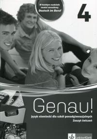 Genau 4 Zeszyt ćwiczeń + CD. Autor: Machowiak Danuta E., Tkadleckova Carla. Dobreksiazki.pl Okładka książki Genau 4 Zeszyt ćwiczeń + CD