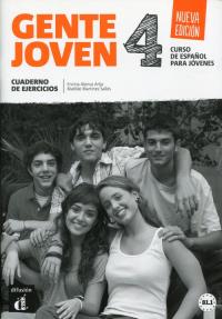 Gente Joven 4 Ćwiczenia. Autor: Encina Alonso Arija, Martinez Salles Matilde. Dobreksiazki.pl Okładka książki Gente Joven 4 Ćwiczenia