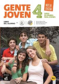 Gente Joven 4 Podręcznik z płytą CD. Autor: Encina Alonso Arija, Martinez Salles Matilde. Dobreksiazki.pl Okładka książki Gente Joven 4 Podręcznik z płytą CD