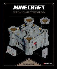 Minecraft Konstrukcje przestrzenne Średniowieczny gród. Autor: AB Mojang. Dobreksiazki.pl Okładka książki Minecraft Konstrukcje przestrzenne Średniowieczny gród