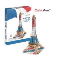 Puzzle 3D Wieża Eiffel'a 35 el. Edycja specjalna (C044T)-010. Wydawca: Cubic Fun. Dobreksiazki.pl Opakowanie Puzzle 3D Wieża Eiffel'a 35 el. Edycja specjalna (C044T)-010