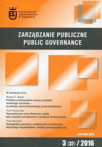 Zarządzanie Publiczne 3/2016. Wydawca: Scholar. Dobreksiazki.pl Opakowanie Zarządzanie Publiczne 3/2016