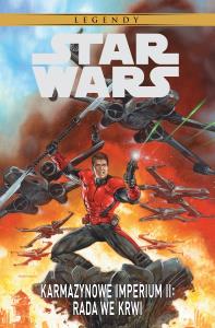 Karmazynowe Imperium II: Rada we krwi. Autor: Richardson Mike, Stradley Randy, Paul Gulacy. Dobreksiazki.pl Okładka książki Karmazynowe Imperium II: Rada we krwi