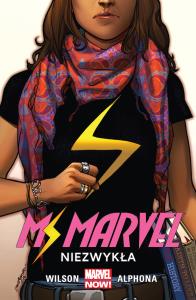Miss Marvel: Niezwykła, tom 1. Autor: G. Willow Wilson, Adrian Alphona. Dobreksiazki.pl Okładka książki Miss Marvel: Niezwykła, tom 1