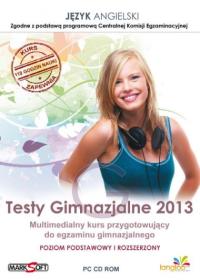 Testy gimnazjalne. Język angielski. Multimedialny kurs przygotowujący do egzaminu gimnazjalnego. Poziom podstawowy i rozszerzony. PC CD-ROM. Wydawca: MARKSOFT. Dobreksiazki.pl Opakowanie Testy gimnazjalne. Język angielski. Multimedialny kurs przygotowujący do egzaminu gimnazjalnego. Poziom podstawowy i rozszerzony. PC CD-ROM
