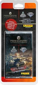 World of Tanks Earth Rumble blister z kartami 5+1
(zawierają 6 kart. Dodatkowo losowo do saszetek zostały dołączone ulotki z kodem do World of Tanks PC). Wydawca: Panini. Dobreksiazki.pl Opakowanie World of Tanks Earth Rumble blister z kartami 5+1
(zawierają 6 kart. Dodatkowo losowo do saszetek zostały dołączone ulotki z kodem do World of Tanks PC)