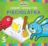 Zabawy edukacyjne pięciolatka. Akademia Malucha. Autor: Opracowanie zbiorowe. Dobreksiazki.pl Okładka książki Zabawy edukacyjne pięciolatka. Akademia Malucha