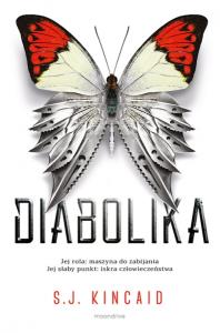 Diabolika. Autor: S.J. Kincaid. Dobreksiazki.pl Okładka książki Diabolika