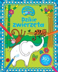 Okładka książki Dzikie zwierzęta. CYFERKOWE KOLOROWANKI