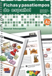 Okładka książki Fichas y pasatiempos de espanol A2