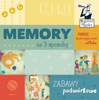 Memory na 3 sposoby Zabawy podwórkowe. Autor: Opracowanie zbiorowe. Dobreksiazki.pl Okładka książki Memory na 3 sposoby Zabawy podwórkowe