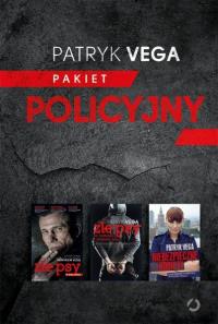 Pakiet policyjny. Autor: Patryk Vega. Dobreksiazki.pl Okładka książki Pakiet policyjny