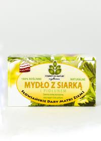 Powrót do Natury Mydło z siarką i piołunem 100g. Producent: Powrót do Natury. Dobreksiazki.pl Zdjęcie produktu Powrót do Natury Mydło z siarką i piołunem 100g