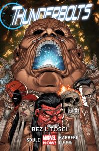 Thunderbolts – Bez litości, tom 4. Marvel Now. Autor: Charles Soule, Carlo Barberi, Kim Jacinto, Paco D. Dobreksiazki.pl Okładka książki Thunderbolts – Bez litości, tom 4. Marvel Now