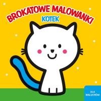 Brokatowe malowanki Kotek. Autor: Jacqué Isabelle. Dobreksiazki.pl Okładka książki Brokatowe malowanki Kotek