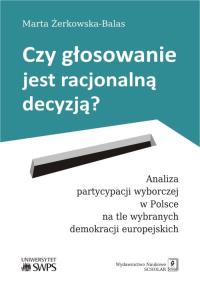 Okładka książki Czy głosowanie jest racjonalną decyzją?