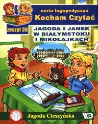 Kocham Czytać zeszyt 36. Autor: Cieszyńska Jagoda. Dobreksiazki.pl Okładka książki Kocham Czytać zeszyt 36
