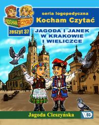 Kocham Czytać zeszyt 37. Autor: Cieszyńska Jagoda. Dobreksiazki.pl Okładka książki Kocham Czytać zeszyt 37