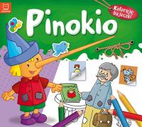 Koloruję bajeczki. Pinokio. Autor: Opracowanie zbiorowe. Dobreksiazki.pl Okładka książki Koloruję bajeczki. Pinokio