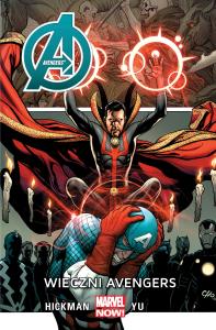 Avengers. T.6 Wieczni Avengers. Autor: Jonathan Hickman, LEYNIL FRANCIS YU. Dobreksiazki.pl Okładka książki Avengers. T.6 Wieczni Avengers