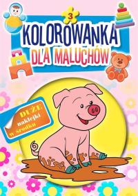 Okładka książki Kolorowanka dla maluchów 3. Świnka