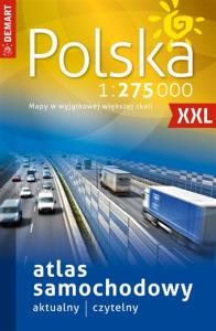 Atlas samochodowy Polska 1:275 000. Autor: Opracowanie zbiorowe. Dobreksiazki.pl Okładka książki Atlas samochodowy Polska 1:275 000