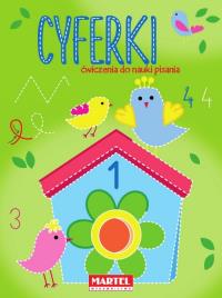 Cyferki - ćwiczenia do nauki pisania. Autor: Opracowanie zbiorowe. Dobreksiazki.pl Okładka książki Cyferki - ćwiczenia do nauki pisania