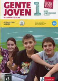 Gente Joven 1 Język hiszpański 7 Podręcznik z płytą CD. Autor: Encina Alonso Arija, Martinez Salles Matilde. Dobreksiazki.pl Okładka książki Gente Joven 1 Język hiszpański 7 Podręcznik z płytą CD