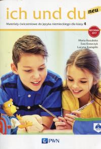 ich und du neu 4 Materiały ćwiczeniowe. Autor: Kozubska Marta, Zastapiło Lucyna. Dobreksiazki.pl Okładka książki ich und du neu 4 Materiały ćwiczeniowe