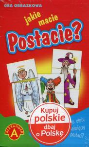 Jakie macie postacie?. Wydawca: Alexander. Dobreksiazki.pl Opakowanie Jakie macie postacie?