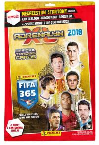 Adrenalyn XL FIFA 365 2018 Megazestaw startowy. Wydawca: Panini. Dobreksiazki.pl Opakowanie Adrenalyn XL FIFA 365 2018 Megazestaw startowy