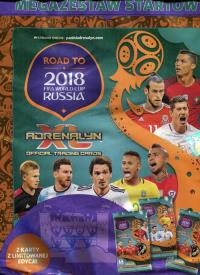 Adrenalyn XL Road to 2018 FIFA World Cup Russia Megazestaw startowy. Wydawca: Panini. Dobreksiazki.pl Opakowanie Adrenalyn XL Road to 2018 FIFA World Cup Russia Megazestaw startowy