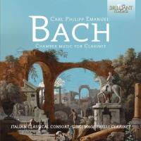 BACH CHAMBER MUSIC FOR CLARINET. Autor: BACH C.P.E.. Dobreksiazki.pl Okładka książki BACH CHAMBER MUSIC FOR CLARINET