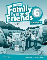 Family and Friends 2E 6 WB OXFORD. Autor: Tamzin Thompson. Dobreksiazki.pl Okładka książki Family and Friends 2E 6 WB OXFORD