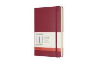 Kalendarz dzienny Moleskine 12M L, twarda oprawa, bordowy. Wydawca: Moleskine. Dobreksiazki.pl Opakowanie Kalendarz dzienny Moleskine 12M L, twarda oprawa, bordowy