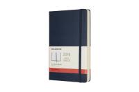 Kalendarz dzienny Moleskine 12M L, twarda oprawa, szafirowy. Wydawca: Moleskine. Dobreksiazki.pl Opakowanie Kalendarz dzienny Moleskine 12M L, twarda oprawa, szafirowy