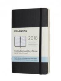 Kalendarz miesięczny 12MP czarny MOLESKINE. Wydawca: Moleskine. Dobreksiazki.pl Opakowanie Kalendarz miesięczny 12MP czarny MOLESKINE